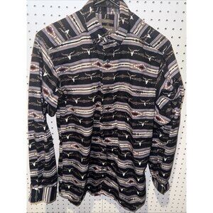Ariat Woods Fitted Shirt Men’s S Long Sleeve Western Casual Work
